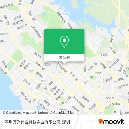 深圳万兴伟业科技实业有限公司地图
