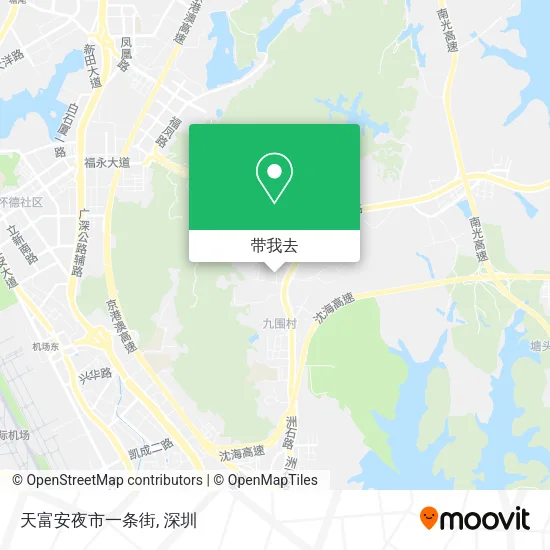 天富安夜市一条街地图