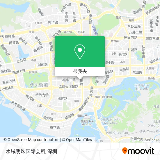 水域明珠国际会所地图