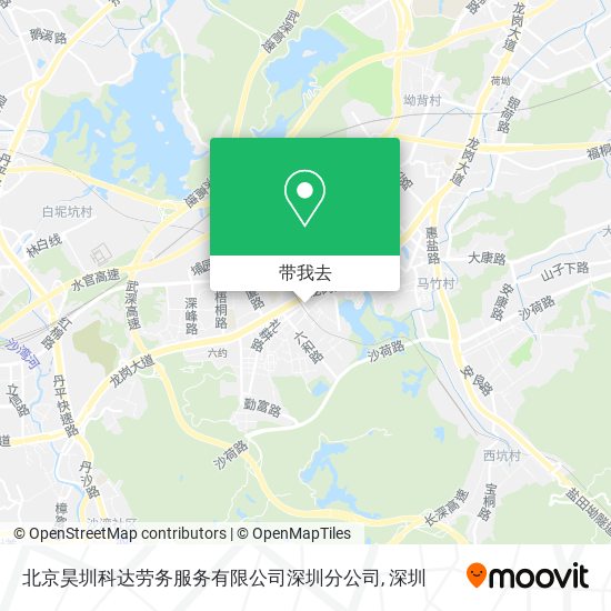 北京昊圳科达劳务服务有限公司深圳分公司地图