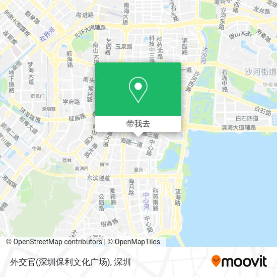 外交官(深圳保利文化广场)地图