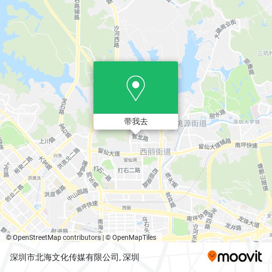 深圳市北海文化传媒有限公司地图