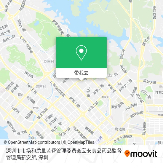 深圳市市场和质量监督管理委员会宝安食品药品监督管理局新安所地图