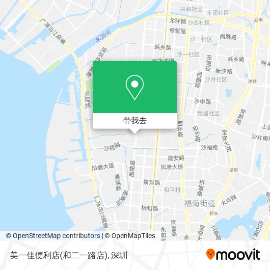 美一佳便利店(和二一路店)地图