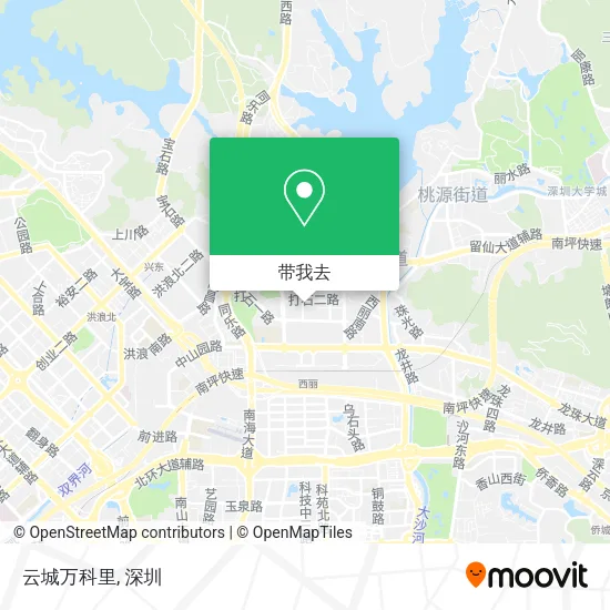 云城万科里地图