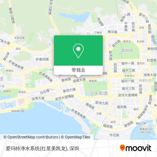爱玛特净水系统(红星美凯龙)地图