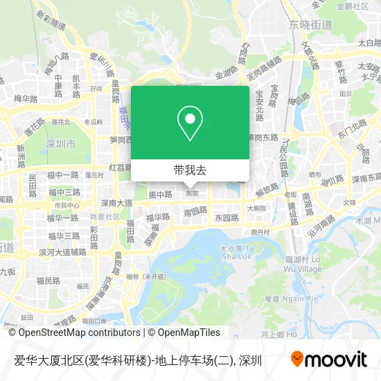 爱华大厦北区(爱华科研楼)-地上停车场(二)地图