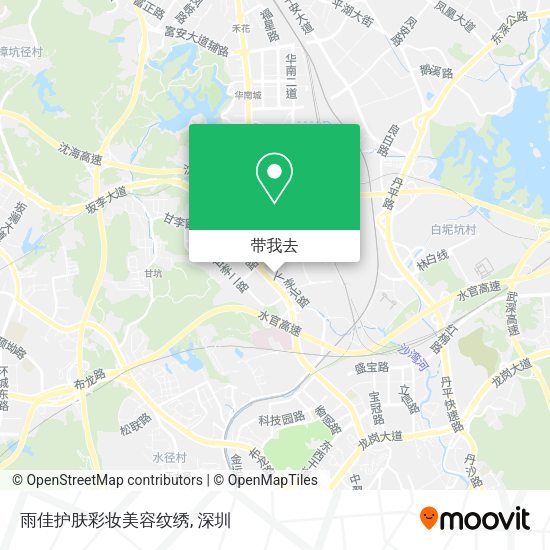 雨佳护肤彩妆美容纹绣地图