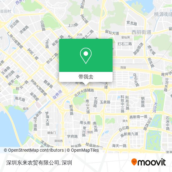 深圳东来农贸有限公司地图