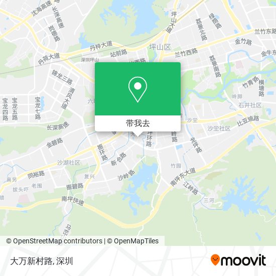 大万新村路地图