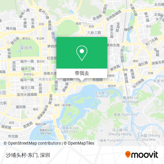 沙埔头村-东门地图