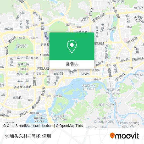 沙埔头东村-1号楼地图
