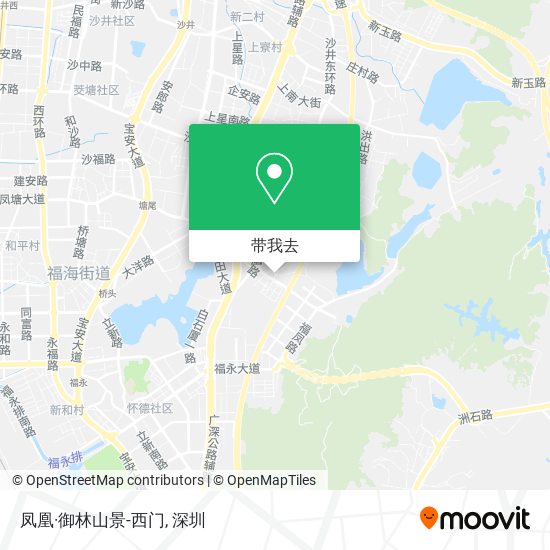 凤凰·御林山景-西门地图