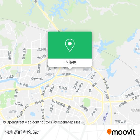 深圳语昕宾馆地图