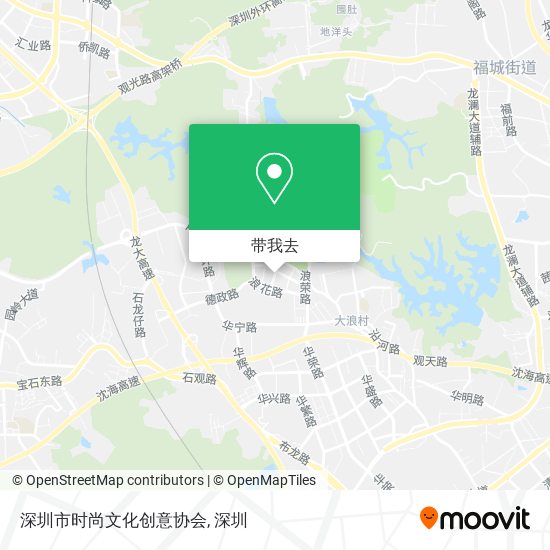 深圳市时尚文化创意协会地图
