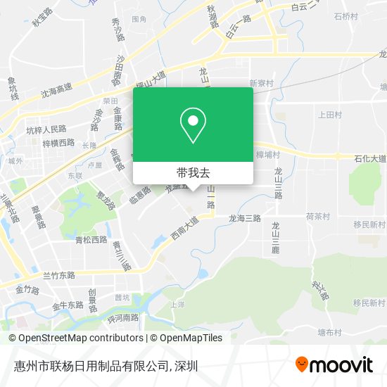惠州市联杨日用制品有限公司地图
