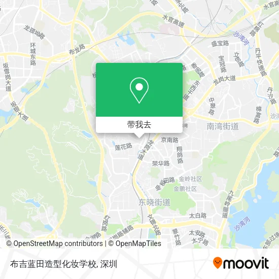 布吉蓝田造型化妆学校地图