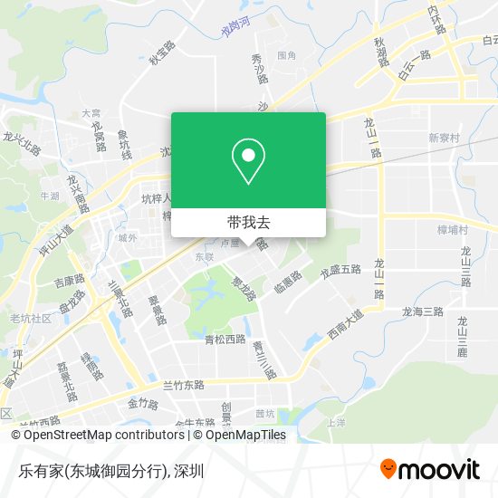乐有家(东城御园分行)地图