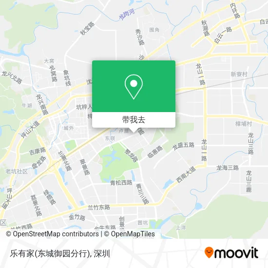 乐有家(东城御园分行)地图