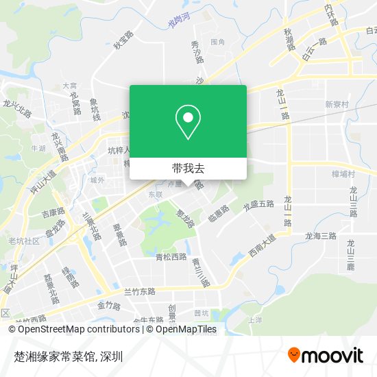 楚湘缘家常菜馆地图
