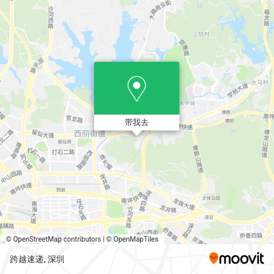 跨越速递地图