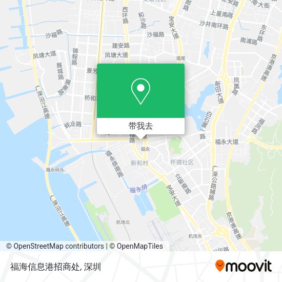 福海信息港招商处地图