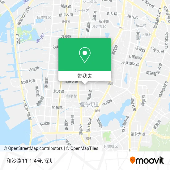 和沙路11-1-4号地图