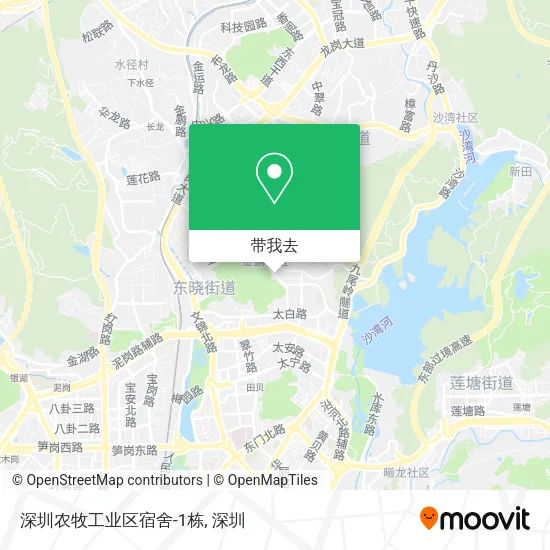 深圳农牧工业区宿舍-1栋地图