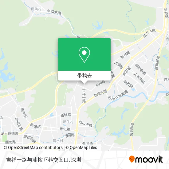 吉祥一路与油榨吓巷交叉口地图
