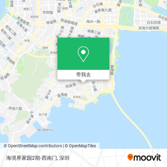 海境界家园2期-西南门地图