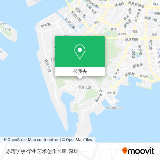 赤湾学校-学生艺术创作长廊地图