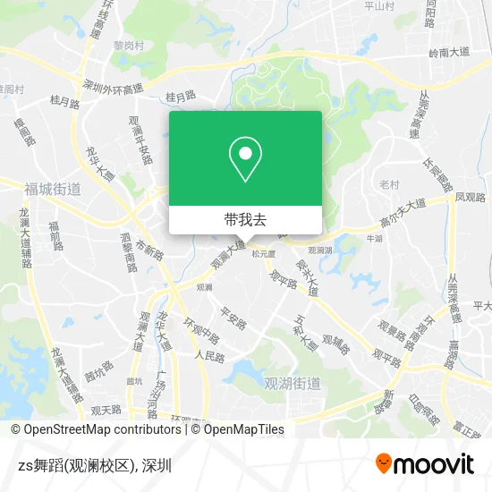 zs舞蹈(观澜校区)地图