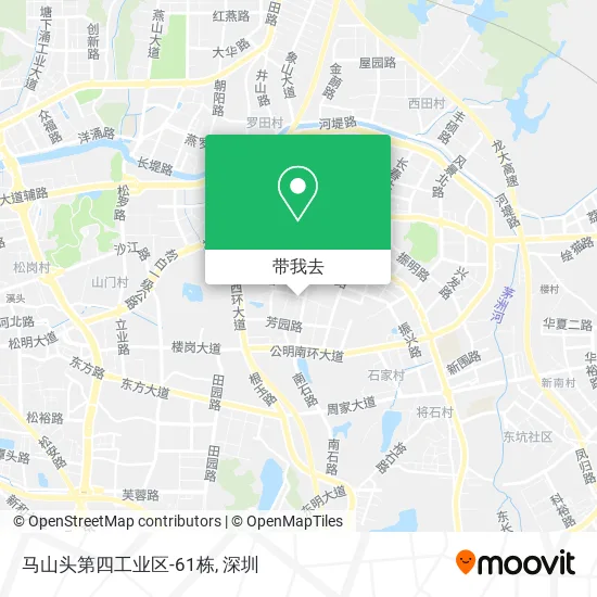 马山头第四工业区-61栋地图