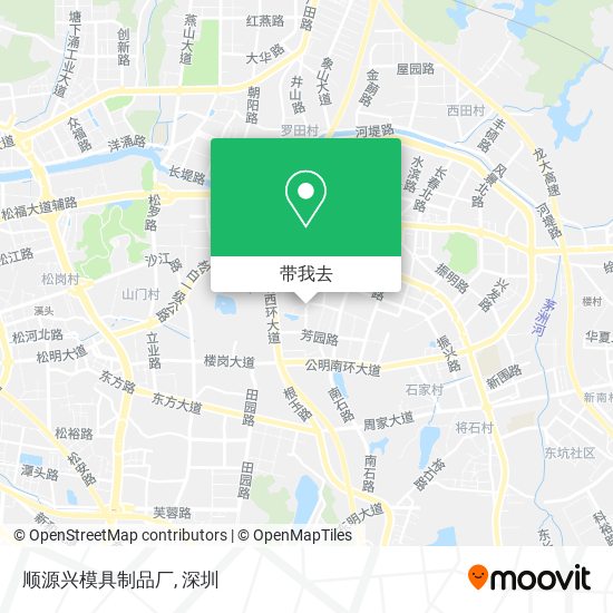 顺源兴模具制品厂地图