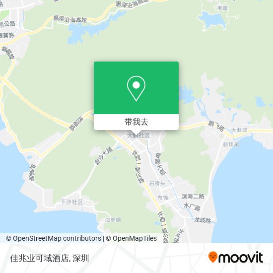 佳兆业可域酒店地图