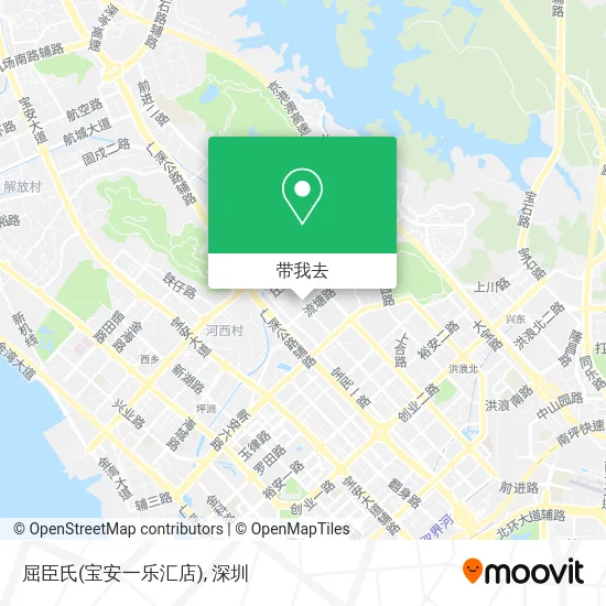 屈臣氏(宝安一乐汇店)地图