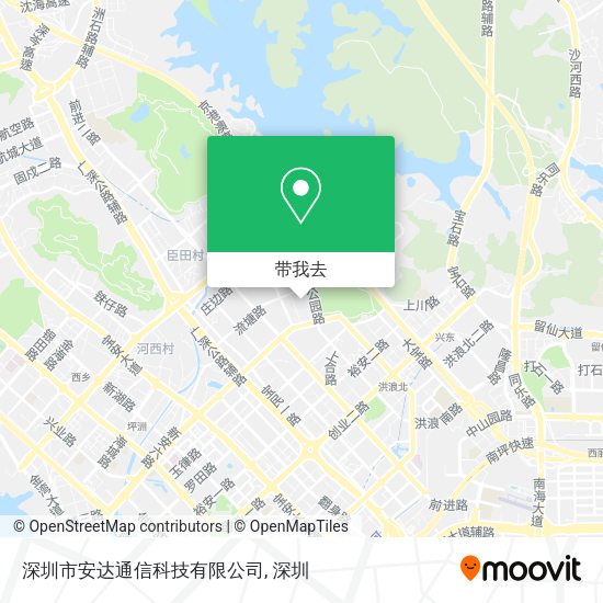 深圳市安达通信科技有限公司地图