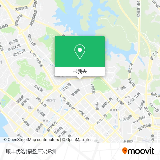 顺丰优选(福盈店)地图