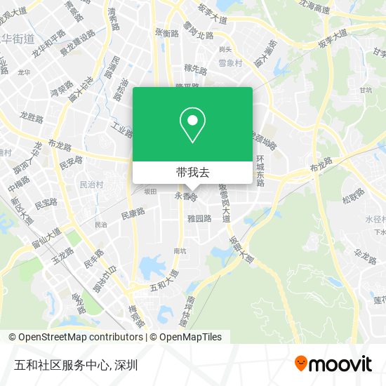 五和社区服务中心地图