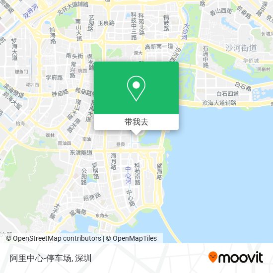 阿里中心-停车场地图