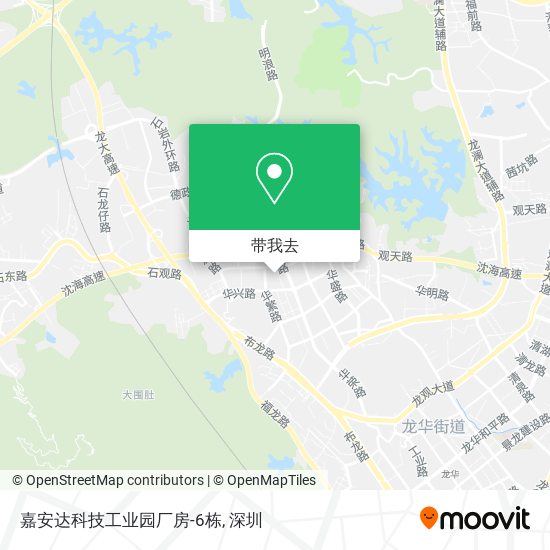 嘉安达科技工业园厂房-6栋地图