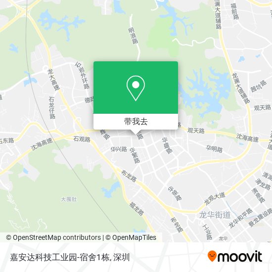 嘉安达科技工业园-宿舍1栋地图