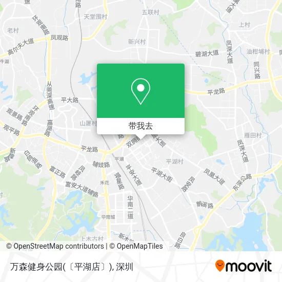 万森健身公园(〔平湖店〕)地图