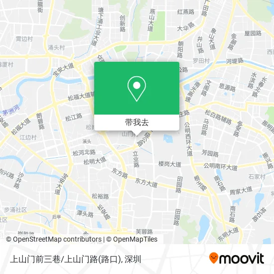 上山门前三巷/上山门路(路口)地图