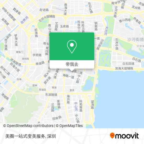 美圈一站式变美服务地图