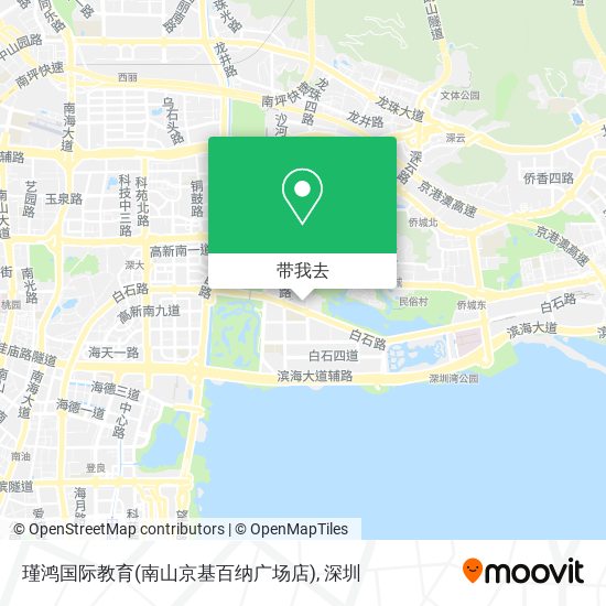 瑾鸿国际教育(南山京基百纳广场店)地图