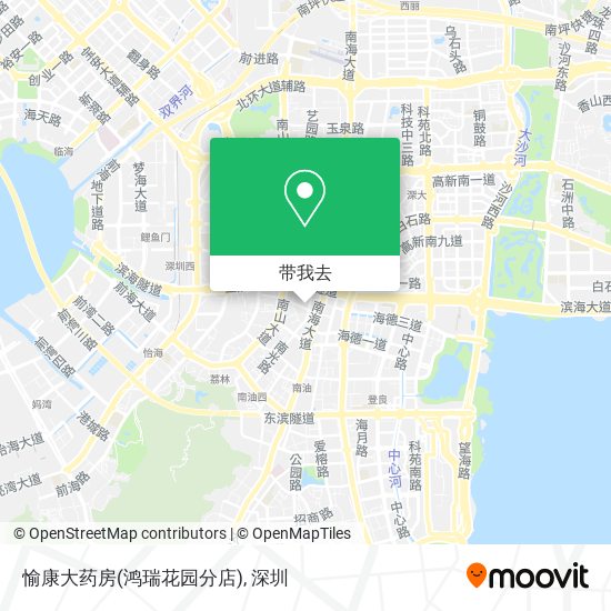 愉康大药房(鸿瑞花园分店)地图