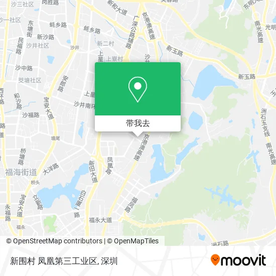新围村 凤凰第三工业区地图