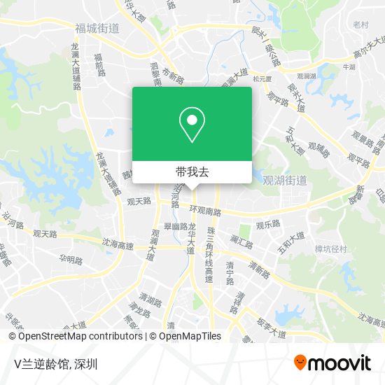 V兰逆龄馆地图