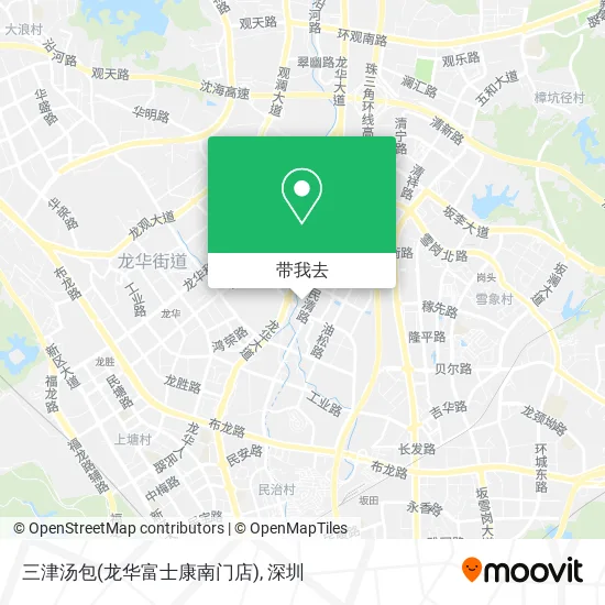 三津汤包(龙华富士康南门店)地图